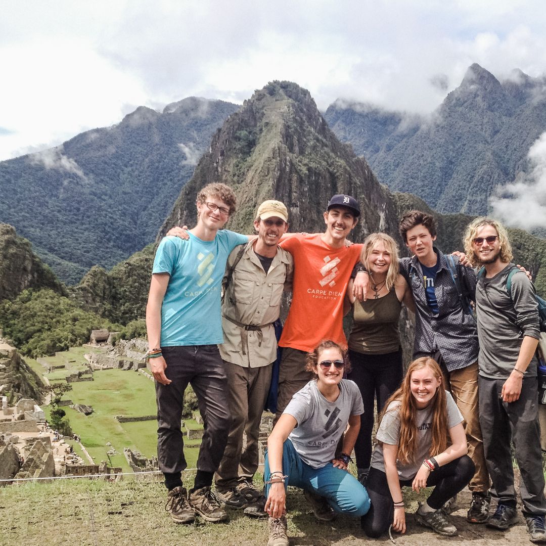 Square South America in Peru Group Photo